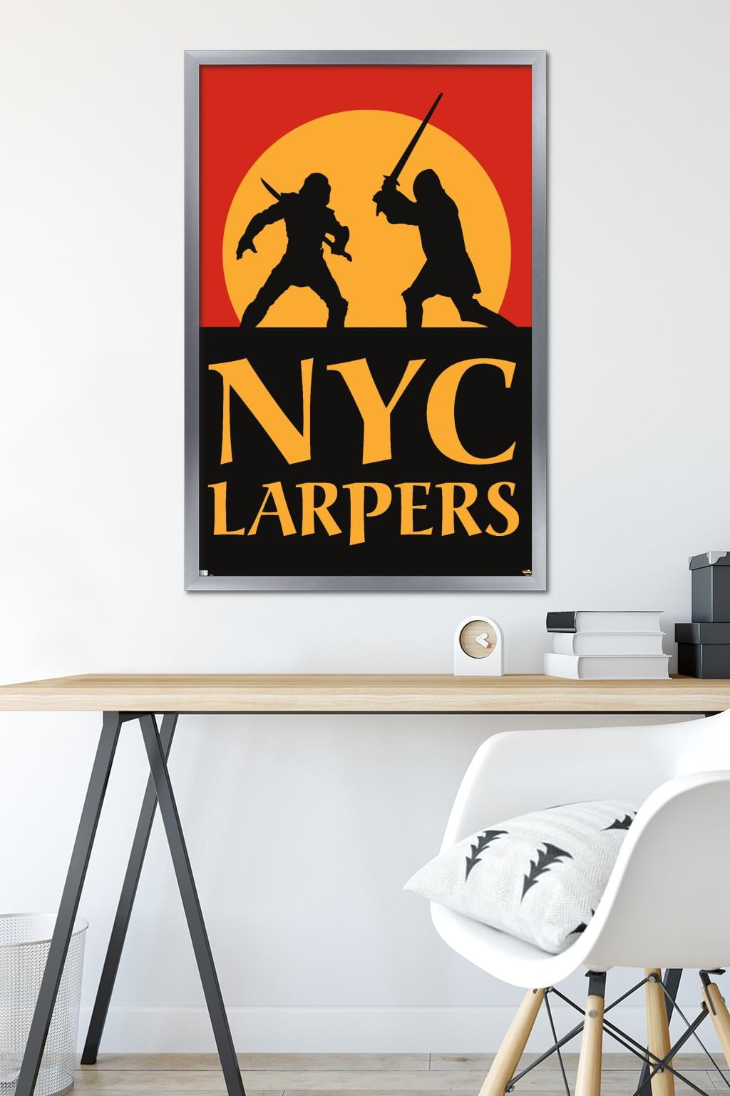 Marvel Hawkeye - NYC LARPers Wall Poster, 22.375" x 34" Framed