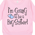 thumbnail image 3 of Inktastic Heart New Big Sister Toddler Sweatshirt, 3 of 4