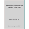 Who's Who in Finance and Industry 1996-1997, Used [Hardcover]