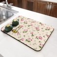 thumbnail image 3 of Washable Rubber Pioneer Dish Drying Mats for Kitchen Counter Home Large Coffee Bar Pad Accessories and Decor for Utensils Stemware 23.5''x15.5'', 3 of 7
