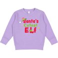 thumbnail image 2 of Inktastic Christmas Santa's Cutest Elf Toddler Sweatshirt, 2 of 4
