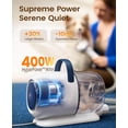 thumbnail image 6 of Dog Grooming Vacuum, 15000Pa Pet Vacuum Kit Shedding 99% Pet Hair, Dog Grooming Clippers with Trimmer Nail Grinder, ≤ 59dB Quiet Brush with 6 Tools, 2L Canister for Home Cleaning,Cozy  2, 6 of 7