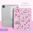 thumbnail image 3 of Sanrio-funda protectora de silicona para tableta, carcasa de Hello Kitty para iPad Air 1, 2, 3, Mini 4, 5, 6, iPad Pro 2022, 12,9 pulgadas, ranura para bolígrafo de tres pliegues, 3 of 5