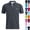 #01 Dark Gray, variant on Men's Cotton Linen Short Sleeve Polo Shirts Casual Lightweight Button Henley Tops Breathable Summer Shirts for Beach Vacation ,L,Blue