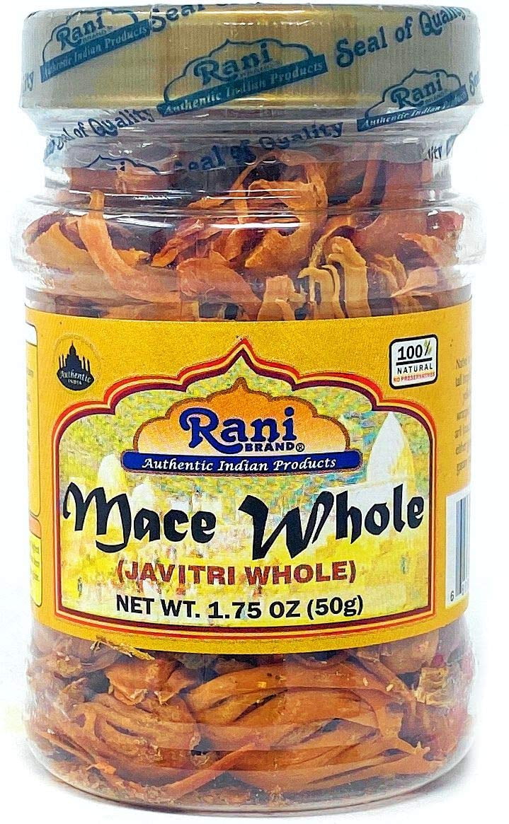 Rani Mace Whole (Javathri), Spice 1.75oz (50g) PET Jar All Natural