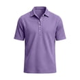 thumbnail image 6 of IhhxPro Men's Short Sleeve Collared Shirt with Button Detail Solid Color Button-Up Tee Casual Summer Lightweight Cotton Fit Office Golf S-2XL, 6 of 6