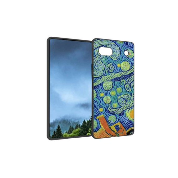 Compatible with Google Pixel 6A Phone Case, Vincent-van-Gogh-7-3 Case Men Women, Flexible Silicone Shockproof Case for Google Pixel 6A