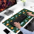 thumbnail image 2 of Long Mouse Pads for Desk,Green Sun Moon Cloud Planet Pattern Desk Mats on Top Of Desks, Desk Mouse Pad Extra Large with 3mm Non-Slip Base and Stitched Edge for Gaming,Office,Work,Home 31.5"x15.7", 2 of 6