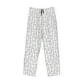 thumbnail image 6 of Uemuo Cute Rabbit Pattern Men's Wide Leg Palazzo Lounge Pants with Pockets Light Weight Loose Comfy Casual Pajama Pants-Small, 6 of 9