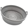 thumbnail image 4 of MasteelfCA Pot en Silicone Réutilisable Panier Pliable pour Friteuse à Air Chaud Tapis pour Friteuse à Air, 4 of 7