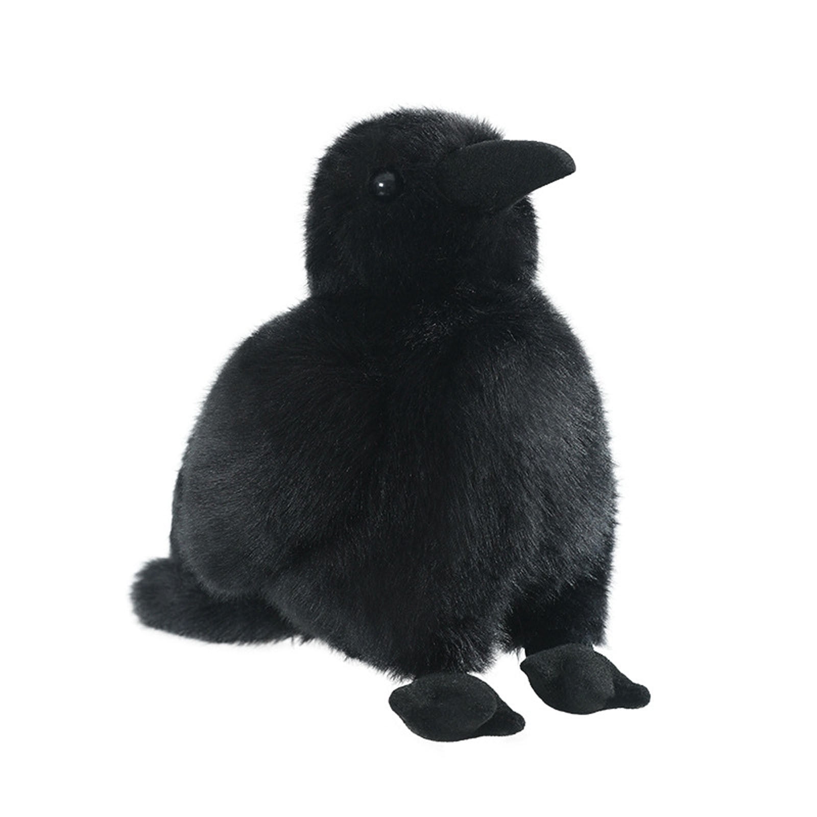 Marionnette Corbeau En Peluche – 25 Cm, Bouche Articulée – Jouet De Théâtre, Cadeau Enfant – Dès 3 Ans