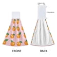thumbnail image 3 of Yayeee Kitchen Hanging Hand Towels Set of 2 with Loop Bathroom Absorbent Tie Towel, Cute Oranges, 3 of 7