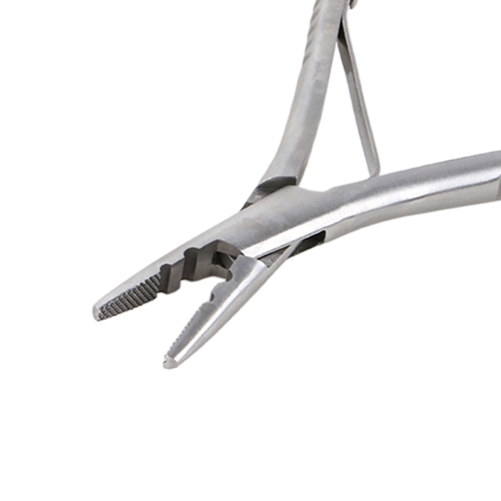 Stainless Steel Hair Bun extension Plier for Use with Removal, Also Be Used to Re-Tighten Or Adjust Linkers - 2 Holes