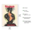 thumbnail image 2 of Folies Bergère - Paris France - Folies Chéries (Crazy Darlings) Cabaret Burlesque - Vintage Cabaret Poster by Pierre O’Kley c.1960 - Master Art Print 10in x 14in, 2 of 4