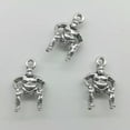 thumbnail image 2 of U8MO 10/30pcs sumo wrestler antique silver charms pendants jewelry DIY 19*12mm-10pcs, 2 of 8