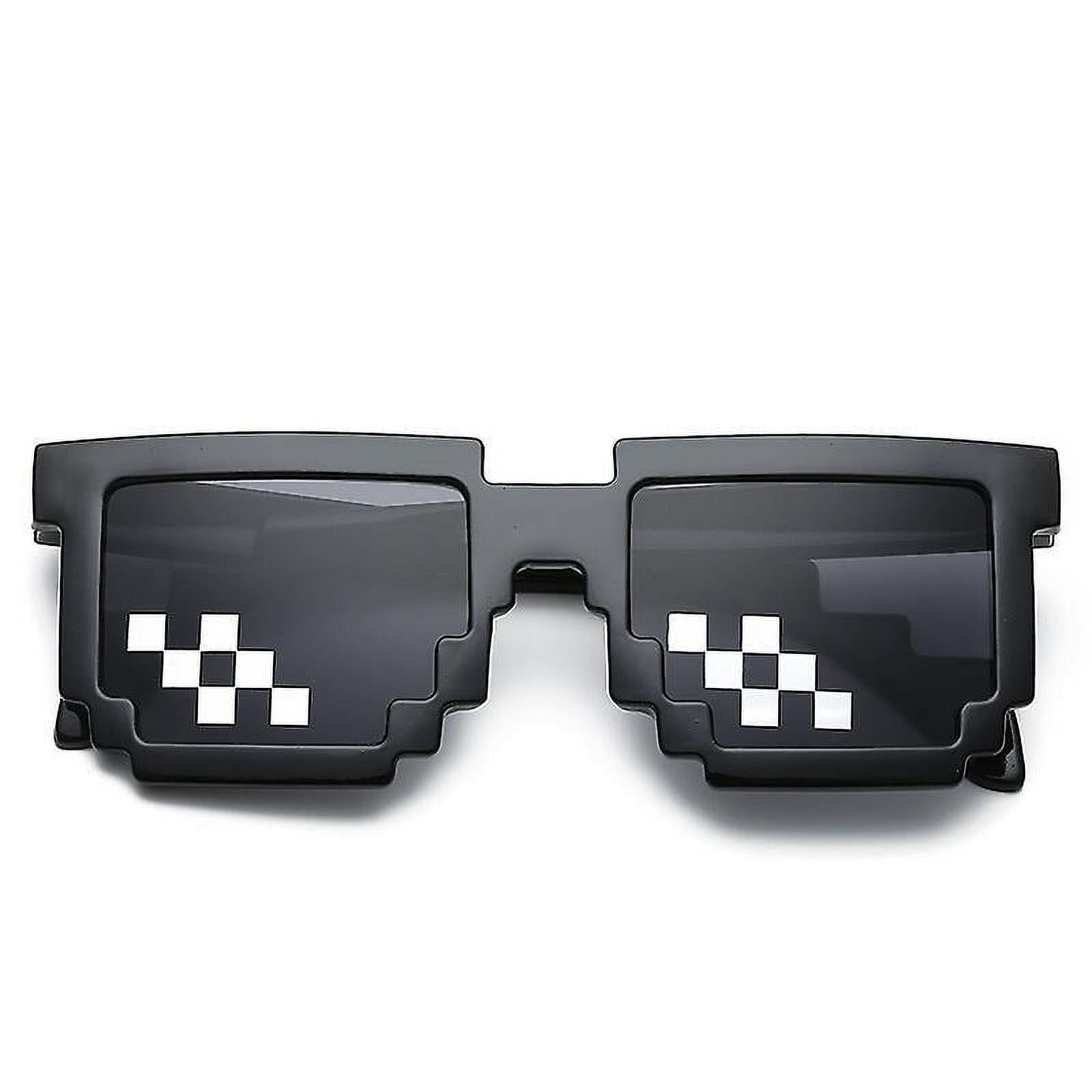 5 Pack Lunettes De Soleil Thug Life Lunettes De Soleil Pixelados Lunettes De Soleil Hommes Femmes En Verre 8 Bits Pixel Mosaic Props Unisexe Lun Walmart en linea