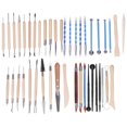thumbnail image 3 of Cuchillo para tallar arcilla blanda, 44 piezas, herramientas multiusos para esculpir arcilla polimérica, herramientas para modelar arcilla polimérica, rendimiento sólido, 3 of 12