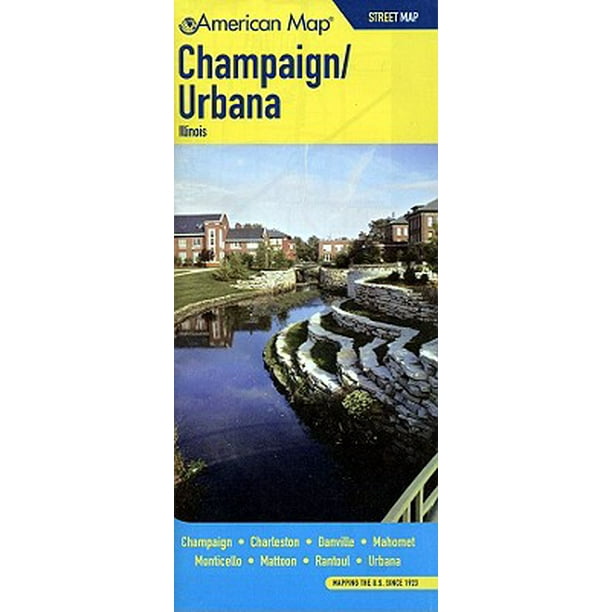 Map Of Champaign Urbana Illinois