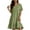 148# Army Green, variant on Women's Summer Dresses Casual Midi Swing Short Sleeve V Neck Tiered A Line Flowy Beach Dress Sundress 2025, Mint Green L