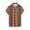 Brown, variant on lcziwo Men's Bowling Shirts,Mens Short Sleeve Button Down Vintage Aloha Shirts Hawaiian Casual Printed Beach Shirt Summer Regular Fit Top 2024,Brown XXL