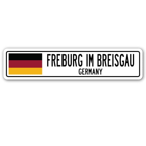 SignMission SSC-Freiburg Im Breisgau De Freiburg Im Breisgau, Germany Street Sign - German Flag City Country Road Gift