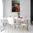 thumbnail image 2 of MUDKET Leopard Canvas Wall Art, King Crown Leopard Wall Pictures for Living Room, Framed Leopard Wall Paintings Prints, Luxury Animal Wall Decor for Home 12"L x 8"W, 2 of 9