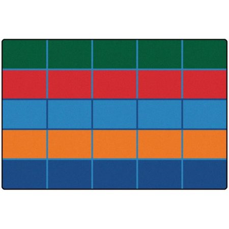 - Carpets for Kids 72.91 Color Blocks Value Seating Rug 6 ft. x 9 ft.