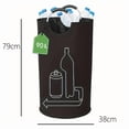 thumbnail image 5 of 90L Recycling Bin for Kitchen with Recycling Bag, Oxford Cloth Storage for Bottles, Cans, Plastic & Glass, Heavy Duty Waterproof for Home, Kitchen, Garage Use, 5 of 5