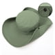 thumbnail image 5 of Gorro de pescador con sombrilla de poliéster para hombre y mujer, gorro de ala grande impermeable resistente al desgaste para exteriores, 62cm de circunferencia, 5 of 5