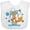 AA-White, variant on Inktastic Happy Hanukkah with Fox and Snowflakes Boys or Girls Baby Bib