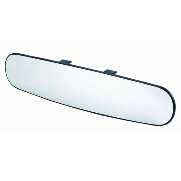 K-Source Rétroviseur Intérieur RM010 Non Auto Dimmable; Verre Plat; à Pince; Vue Grand 11-1/2 Pouces; Peint; Noir; Plastique