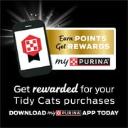 Purina Tidy Cats Performance Plus Tidy Feet Low Tracking Cat Litter, Unscented, 22 lb Box