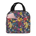 thumbnail image 1 of Disketp Rock Music for Insulated Lunch Bag for Women and Men, Perfect for Work, Hiking, Picnic, 1 of 8