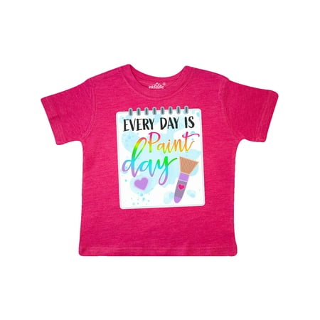

Inktastic Every Day is Paint Day- for artists Gift Toddler Boy or Toddler Girl T-Shirt