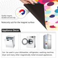 thumbnail image 4 of Yayeee Magnetic Dishwasher Cover for The Front Decoration Home Kitchen Machine Sticker Protector, Purple Colorful Circles, 4 of 6