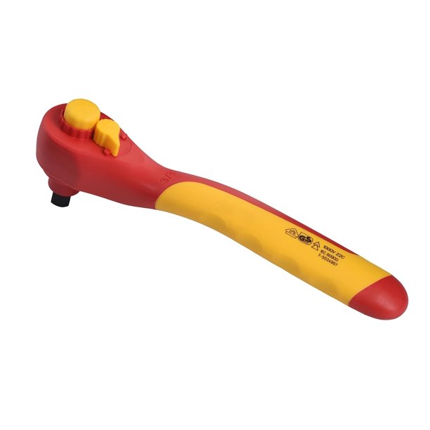 Powerbuilt VDE Ratchet, Insulated with 72-Tooth Gears, High-Voltage ...