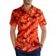 thumbnail image 3 of Camisa hawaiana informal con estampado 3D de helado para hombre, camisa de manga corta, divertida, de verano, transpirable, 3 of 5