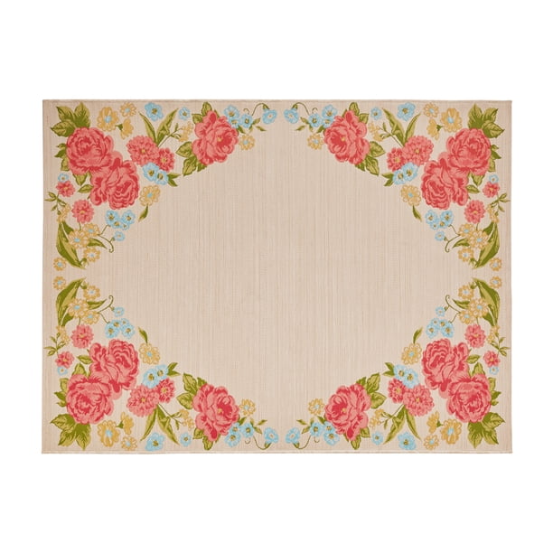 The Pioneer Woman 5' x 7' MultiColor Outdoor Rug