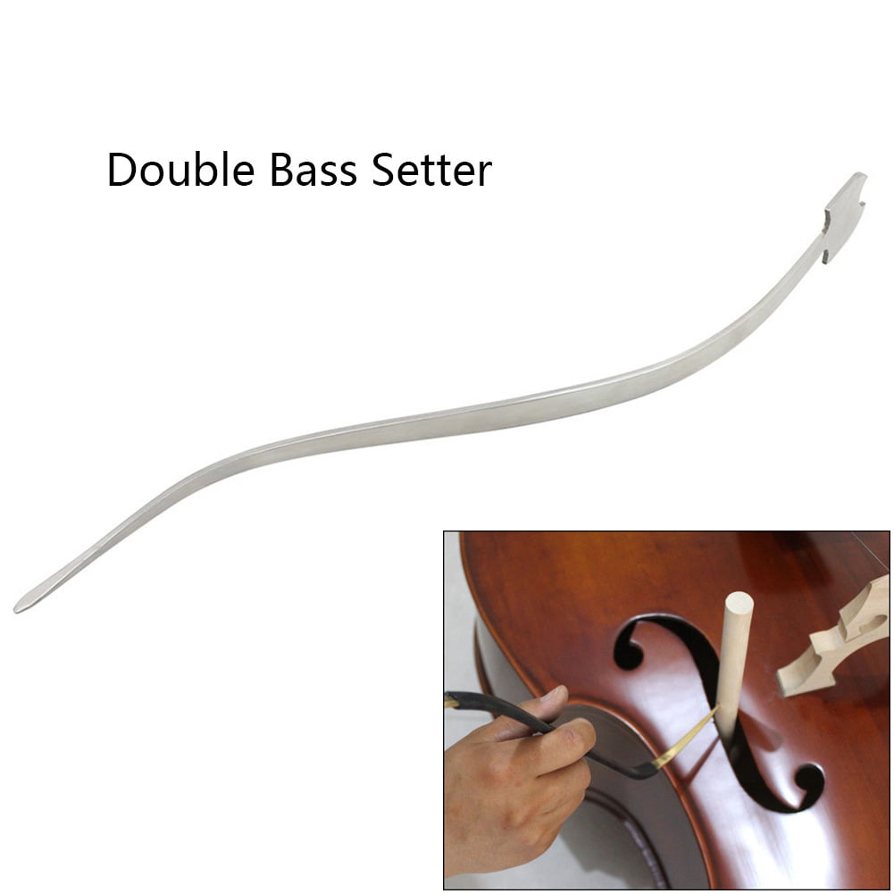 Violin S Style Sound post Setter,Violin Tool S Violin Column Hook,Stainless Steel 