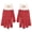 Red, variant on Women Double Layer Lined Knit Touch Screen Gloves Windproof Cold Weather Driving Cycling Outdoor Winter Gloves Khaki One Size