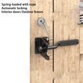 thumbnail image 4 of Yingyy Carbon Steel Pool Safe Self Locking secure outdoor Gate Latch With Spring Cable Pull For Secure Access Garden, 4 of 6
