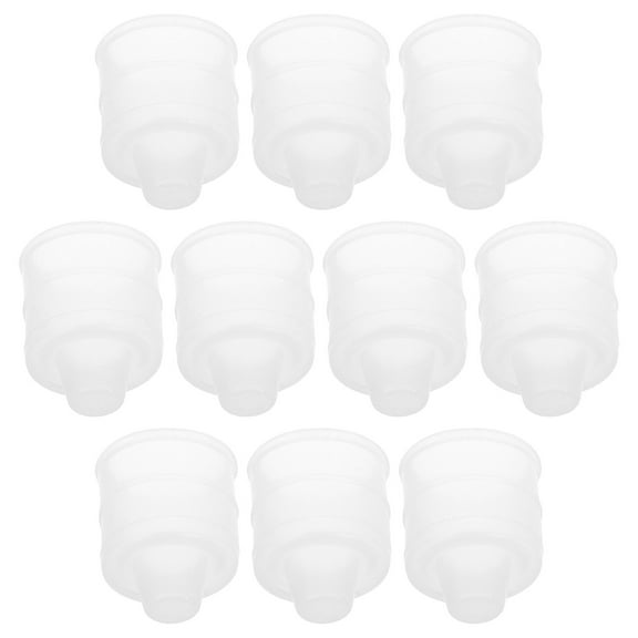 Worgeous  10 Pcs Electric Pressure Cooker Steam Release Accessories Knobs Replacement White
