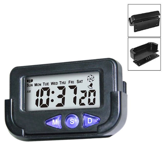 CARTTOU Réveil Électronique de Voyage Numérique de Poche Chronomètre Électronique Automobile