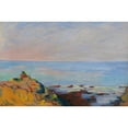 thumbnail image 2 of Armand Guillaumin 18x13 Black Ornate Wood Framed Double Matted Museum Art Print Titled - Saint-Palais, Seaside (1902), 2 of 5