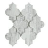 Abolos- Nature Small Latern 5.5" x 4" Glass Subway Tile in Gray/Tan (2.55sqft/ 5sht Box)