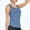 Blue, variant on Tops for Women Yoga Tank Top Sleeveless Solid Gym Gray Basic Summer Ladies Tops