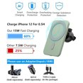 thumbnail image 2 of Soporte para teléfono celular magnético 15W Cargador de coche inalámbrico Puerto USB para iPhone 12/13/14 Likrtyny Accesorios para autos y motos, 2 of 5
