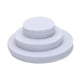 thumbnail image 3 of 60 separadores de platos de fieltro redondos para almacenamiento y protección de platos. Blanco 60 piezas, 3 of 9