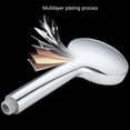 thumbnail image 4 of G1/2in 3Functions Detachable Handheld Shower Head Sprayer Hand Shower Bathroom Accessories Kit de pomme de douche (support de douche commun), 4 of 5