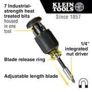 Klein Tools 85515HD Flip Socket, Mini Ratchet and Multi-Bit Driver Set